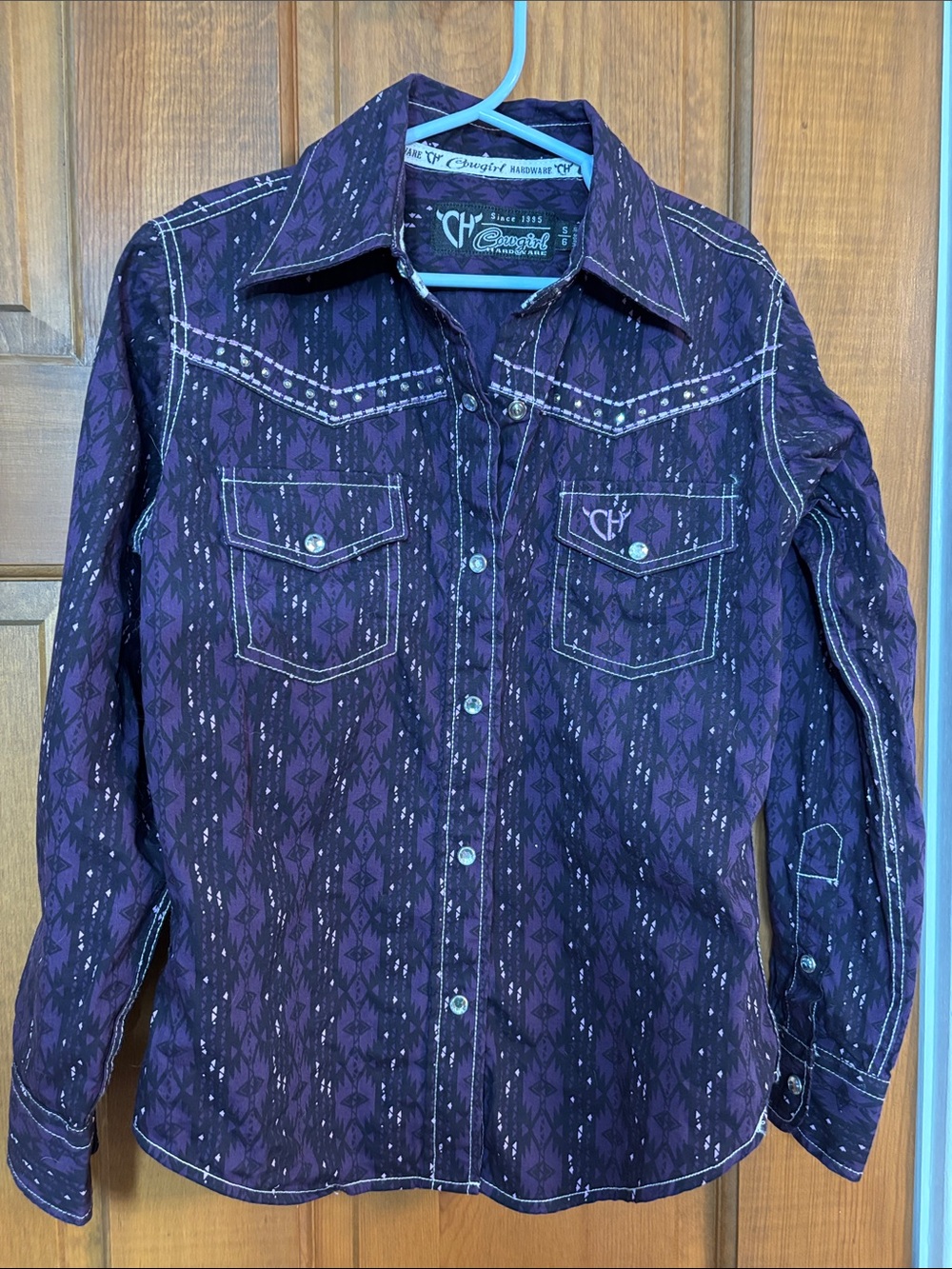 Cowgirl Hardware kids western shirt size small size 6